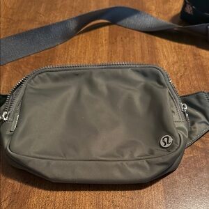lululemon athletica Gray/ Green  Crossbody Bag